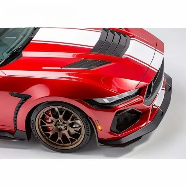 Carbon Hood for  Mustang 2024 S650 Upgrade Shelby Super Snack Carbon Fiber Engine Bonnet Hood